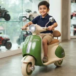 Kids Premium Vintage Vespa Baby Electric Scooter