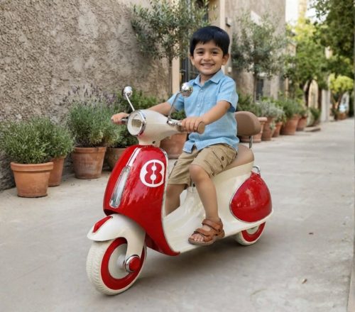 Kids Premium Vintage Style Scooter 11