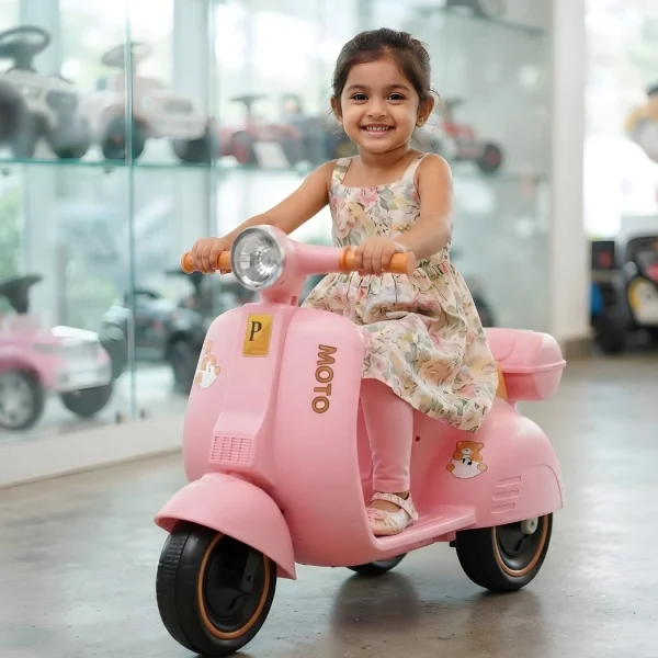 Mini Kids Vintage Style Baby Electric Scooter