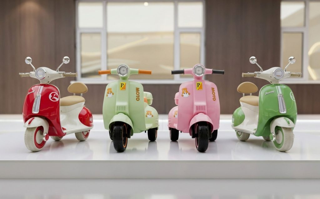 vintage style baby scooter