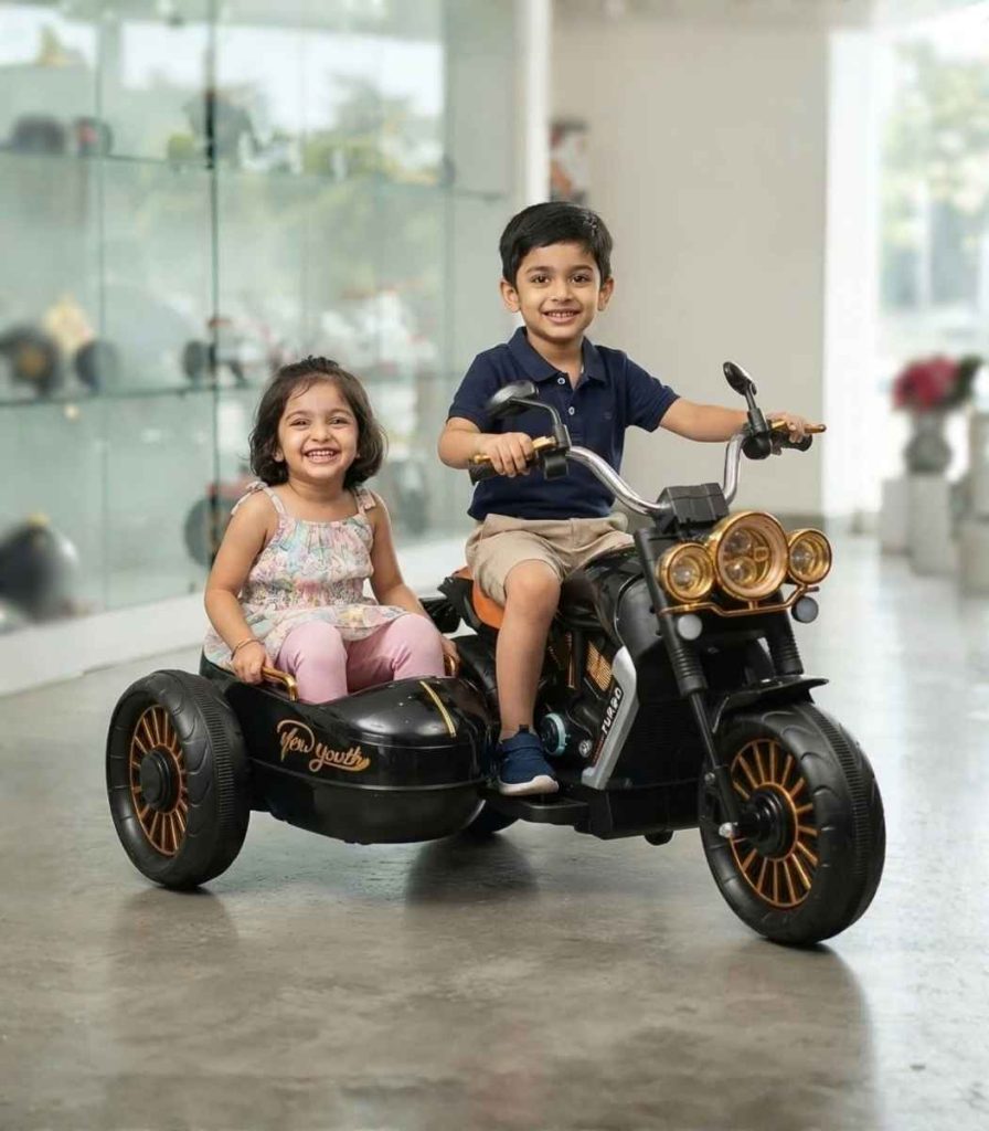 Kids Double Seater Electric Motorcycle 7